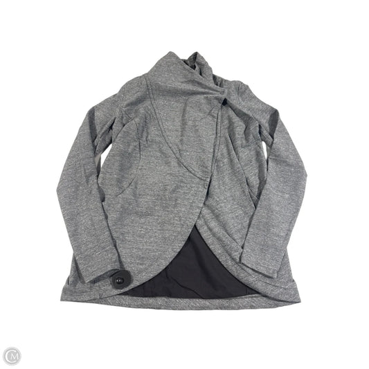 Athletic Jacket By Lululemon In Grey, Size: 8