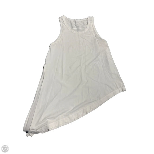 Athletic Tank Top By Lululemon In White, Size: 8