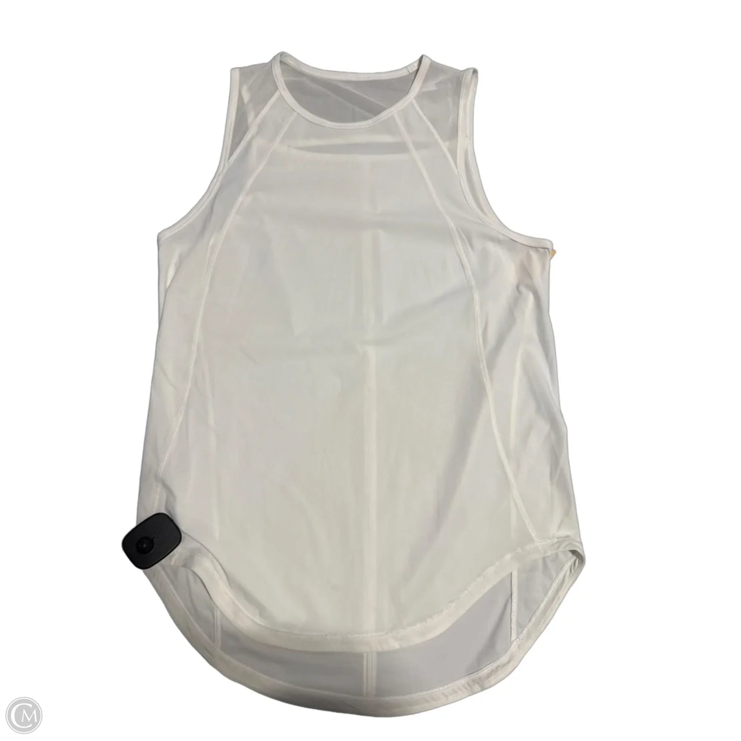 Athletic Tank Top By Lululemon In White, Size: 8
