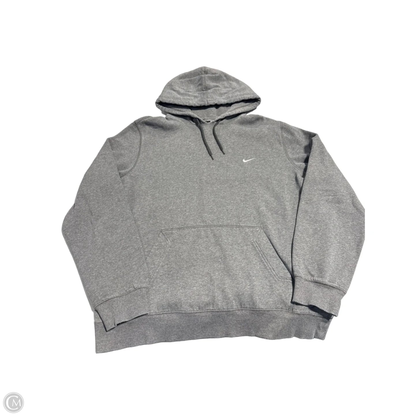 Sweatshirt Hoodie By Nike In Grey, Size: Xl
