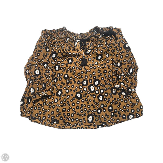 Top 3/4 Sleeve By Ivy Jane In Animal Print, Size: Xs