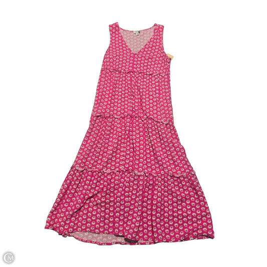 Dress Casual Maxi By J. Crew In Pink, Size: Xs