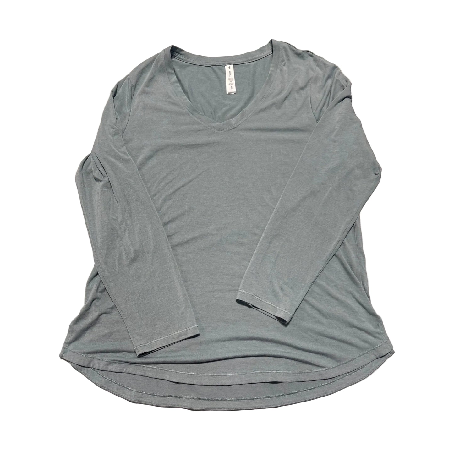 Athletic Top Long Sleeve Collar By Athleta In Blue, Size: Xl