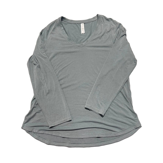 Athletic Top Long Sleeve Collar By Athleta In Blue, Size: Xl