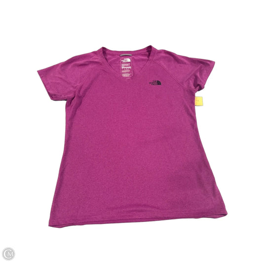 Athletic Top Short Sleeve By The North Face In Pink, Size: S