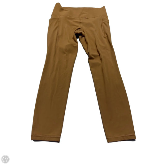 Athletic Leggings By Athleta In Brown, Size: M
