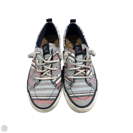 Shoes Flats By Sperry In Striped Pattern, Size: 9