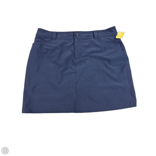 Athletic Skort By Eddie Bauer In Navy, Size: L