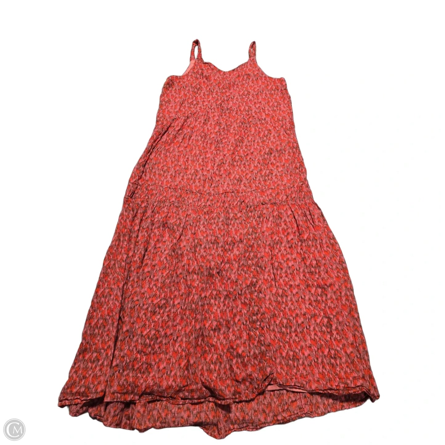 Dress Casual Maxi By Joie In Orange & Red, Size: S