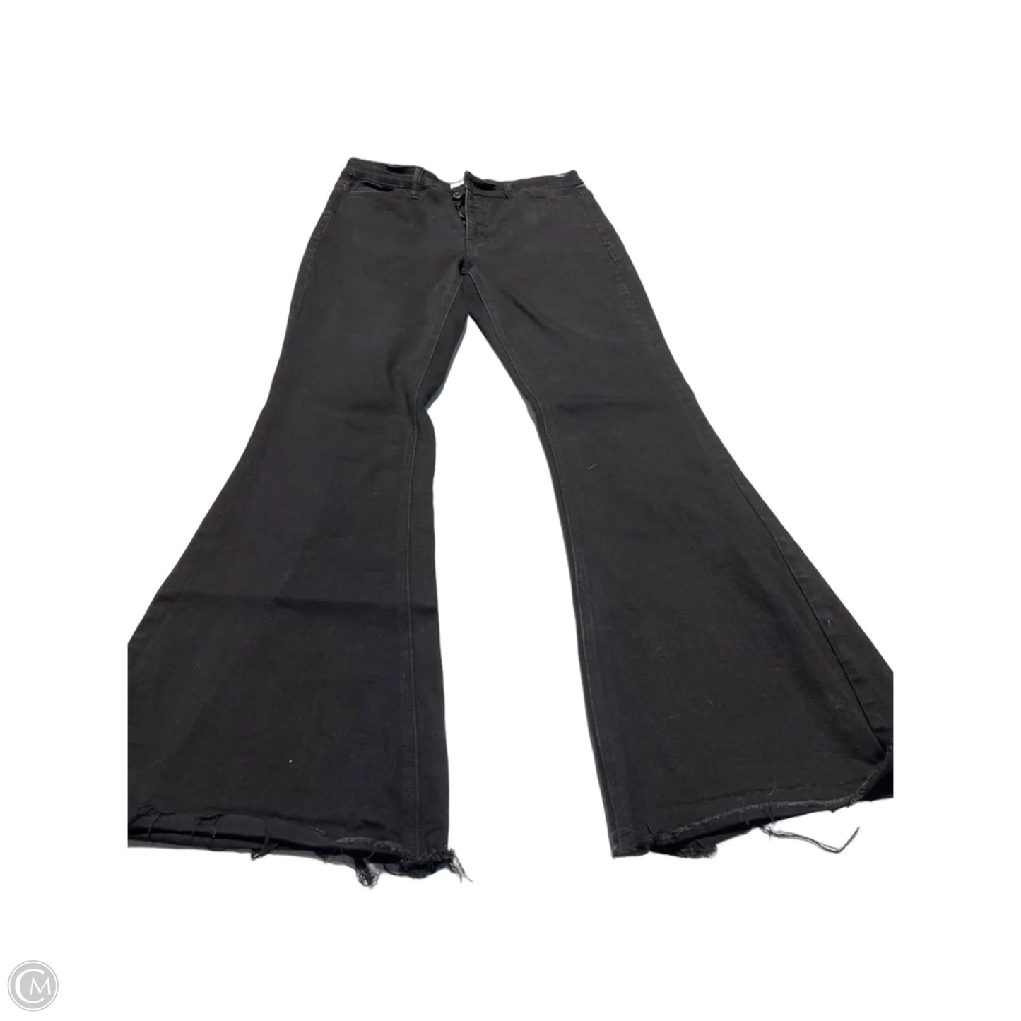 Jeans Flared By Vervet In Black, Size: 12