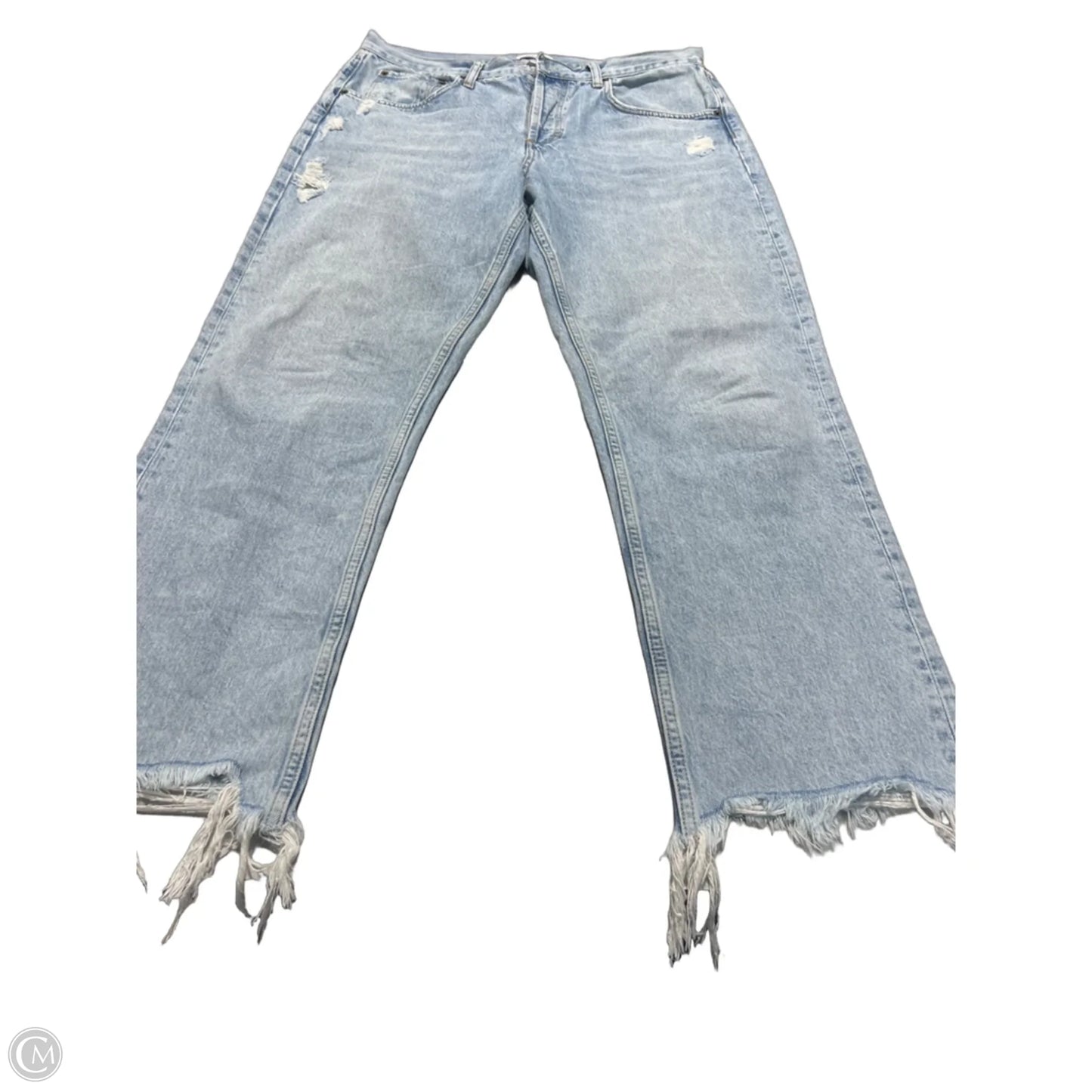 Jeans Straight By Cmc In Blue Denim, Size: 12