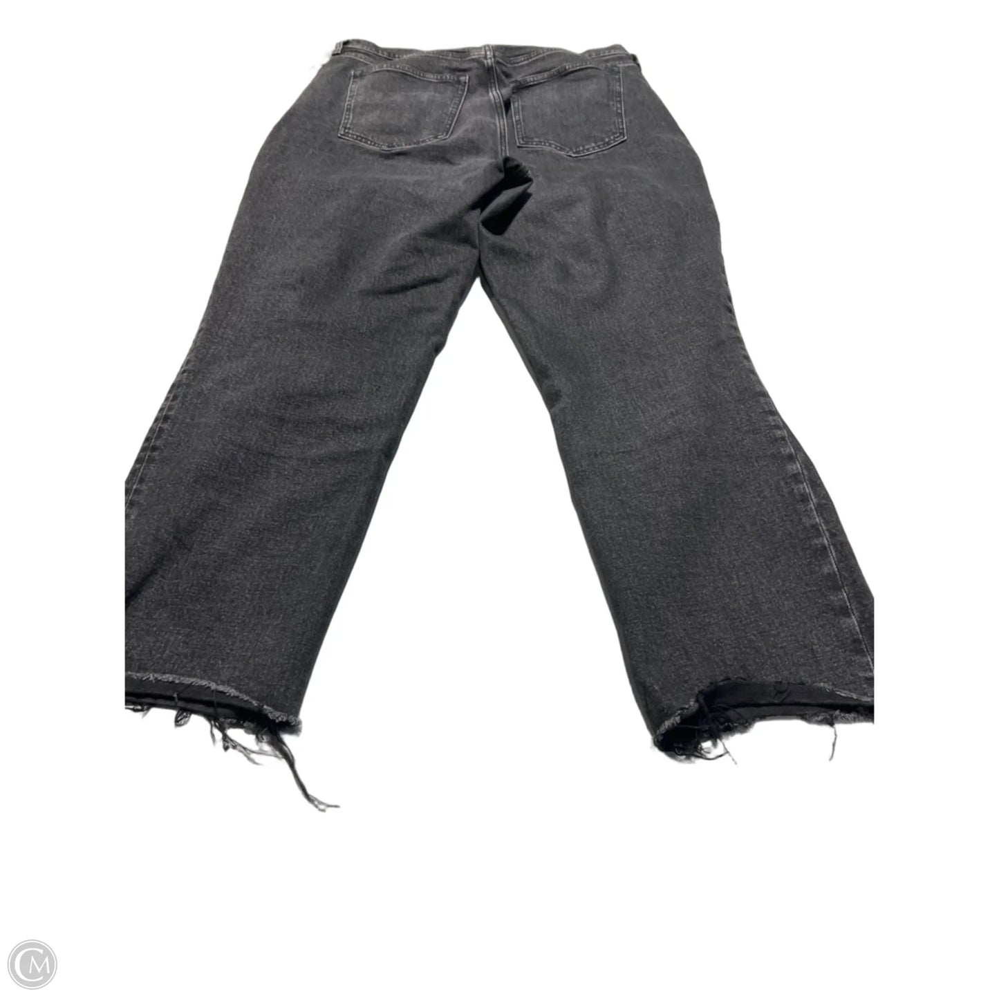 Jeans Straight By Abercrombie And Fitch In Black, Size: 12