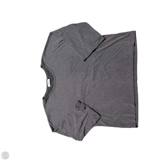 Top 3/4 Sleeve By Cmc In Grey, Size: L