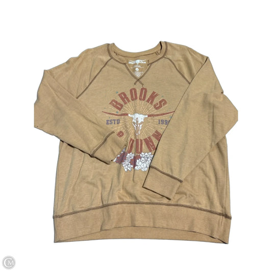 Top Long Sleeve By Cmc In Yellow, Size: Xl