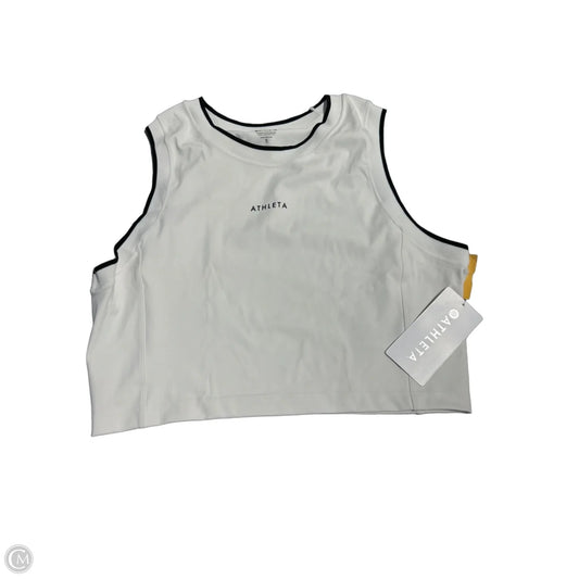 Athletic Tank Top By Athleta In White, Size: Xl