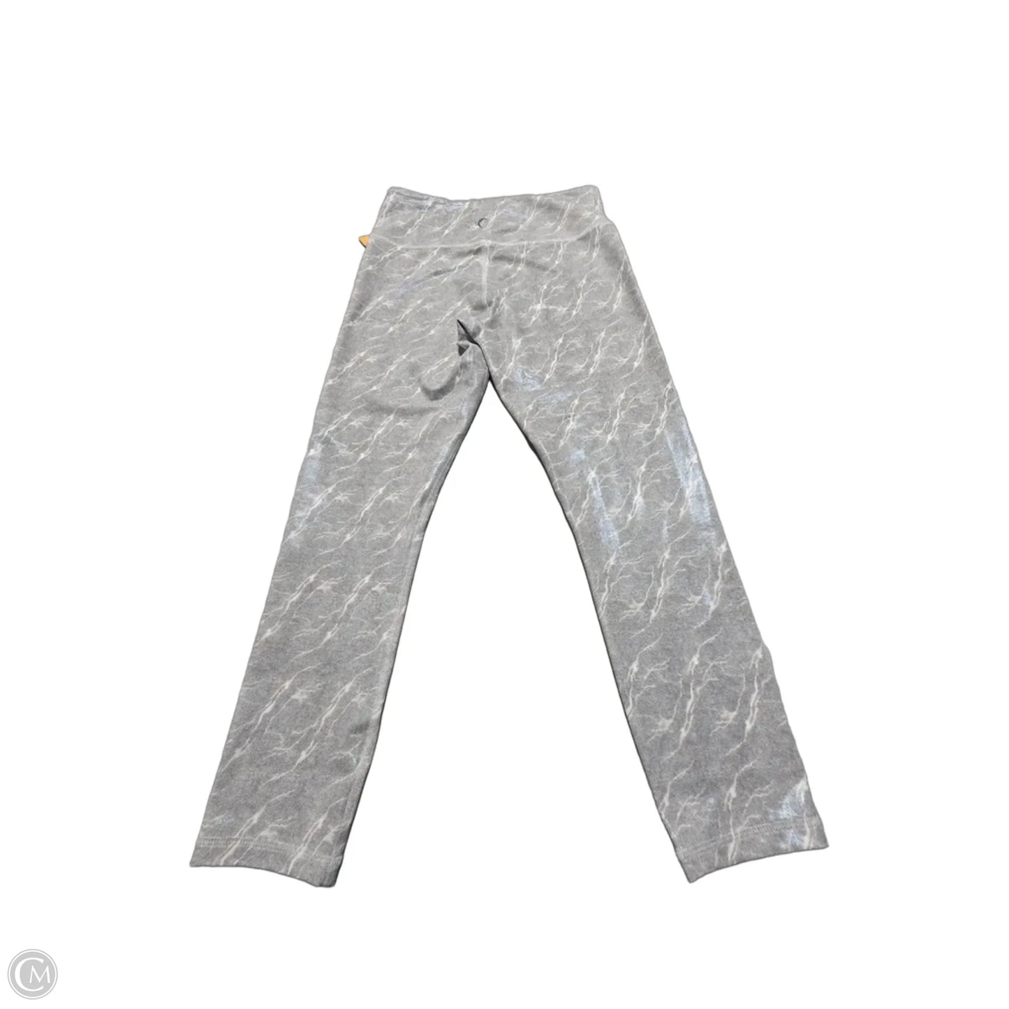 Athletic Leggings By Zyia In Silver, Size: M