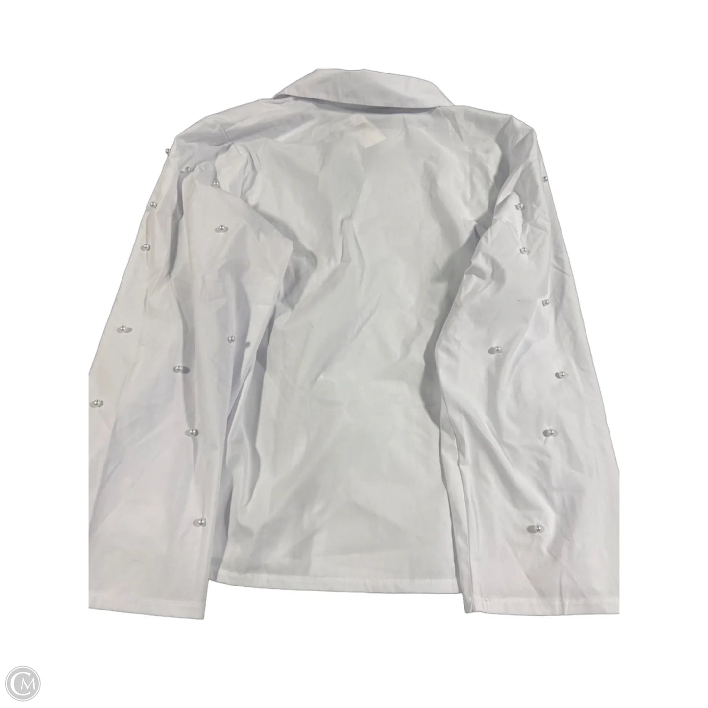 Top Long Sleeve By Cato In White, Size: 3x