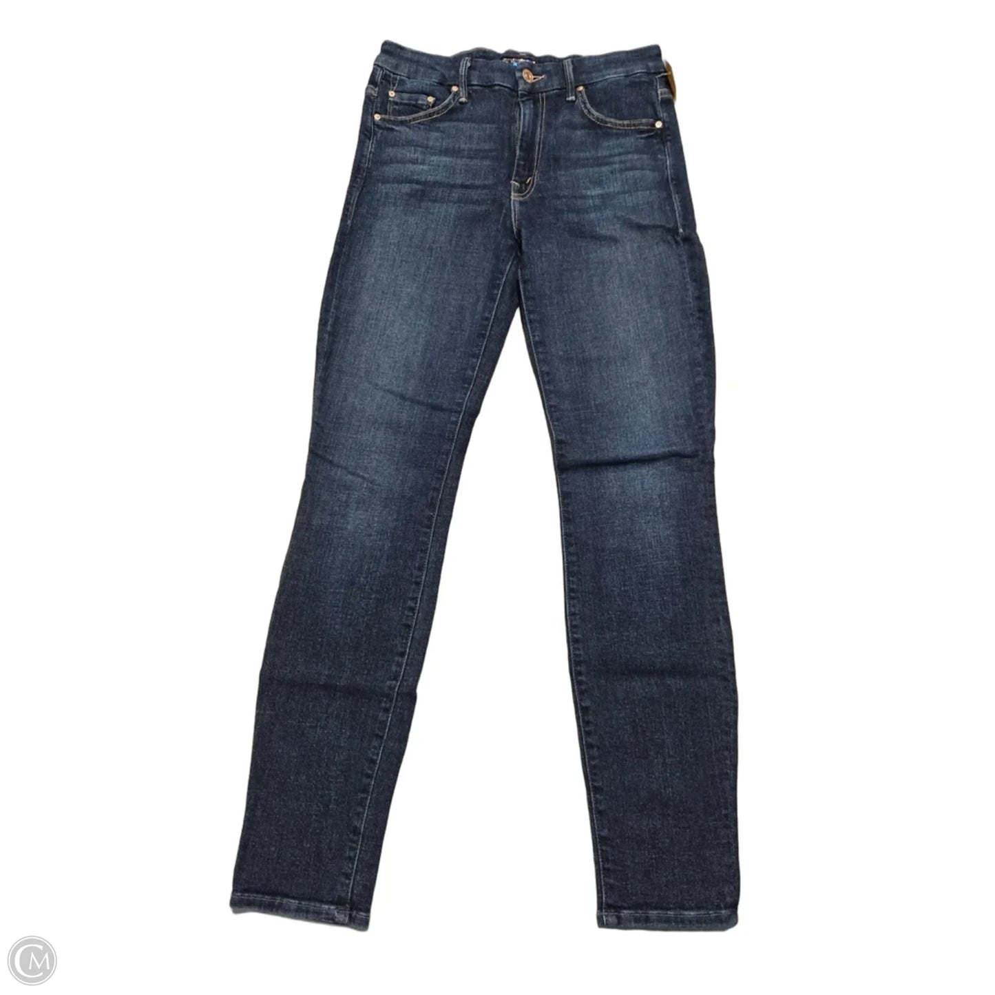 Jeans Straight By Mother In Blue Denim, Size: 6