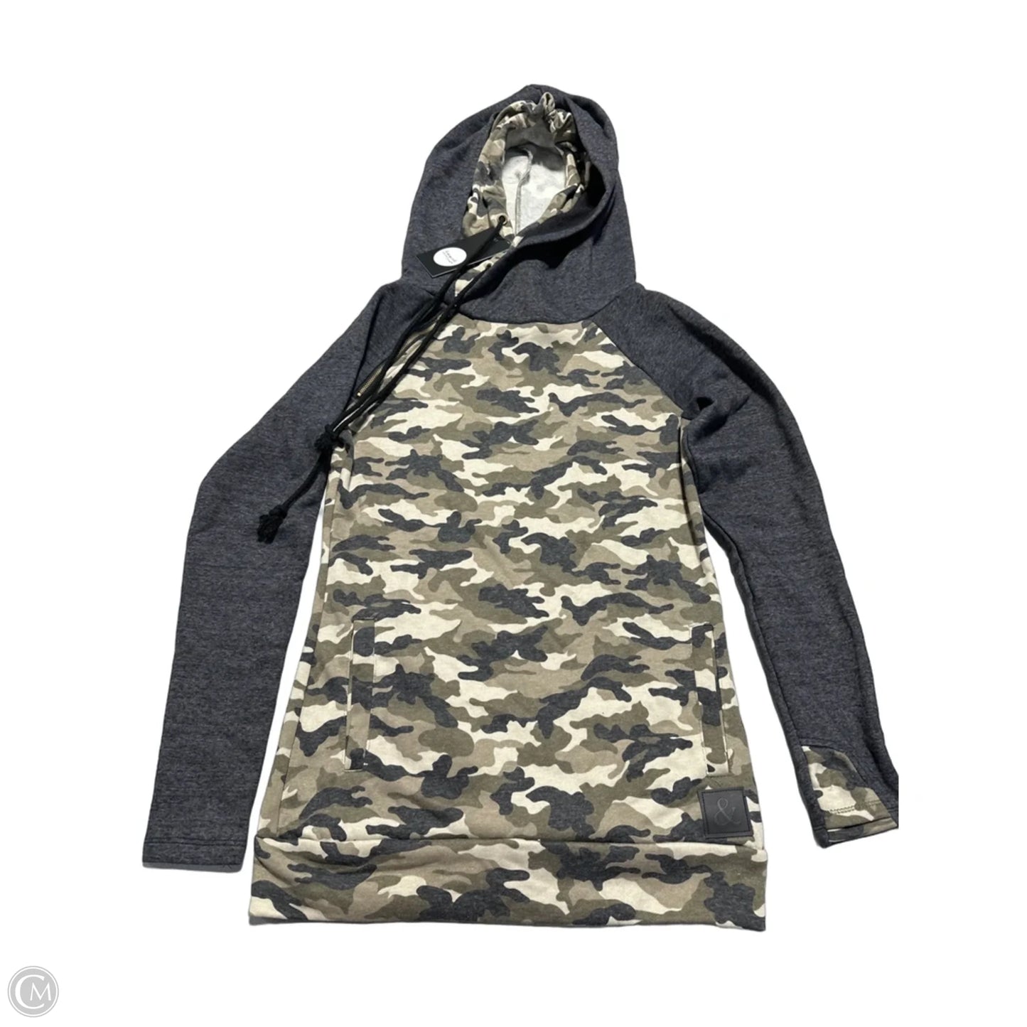 Top Long Sleeve By Cmc In Camouflage Print, Size: S