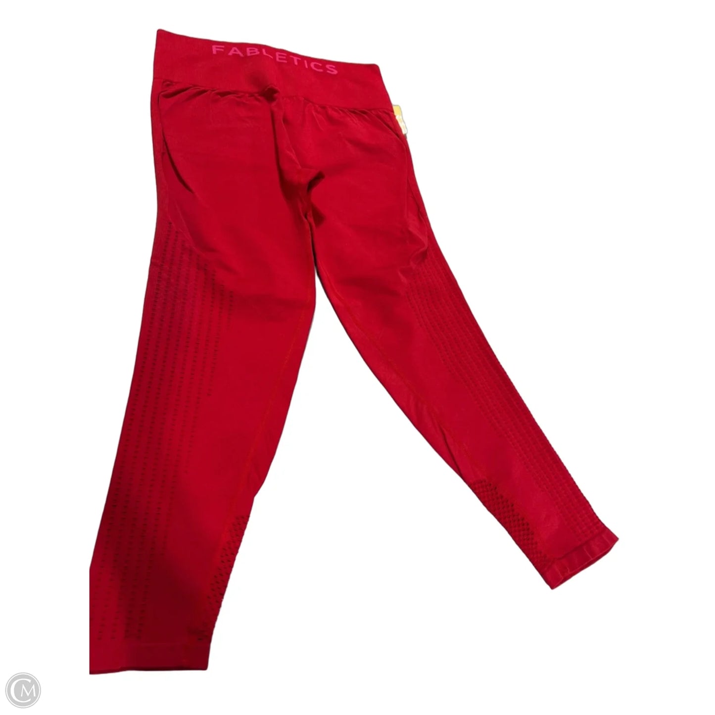 Athletic Leggings By Fabletics In Red, Size: L