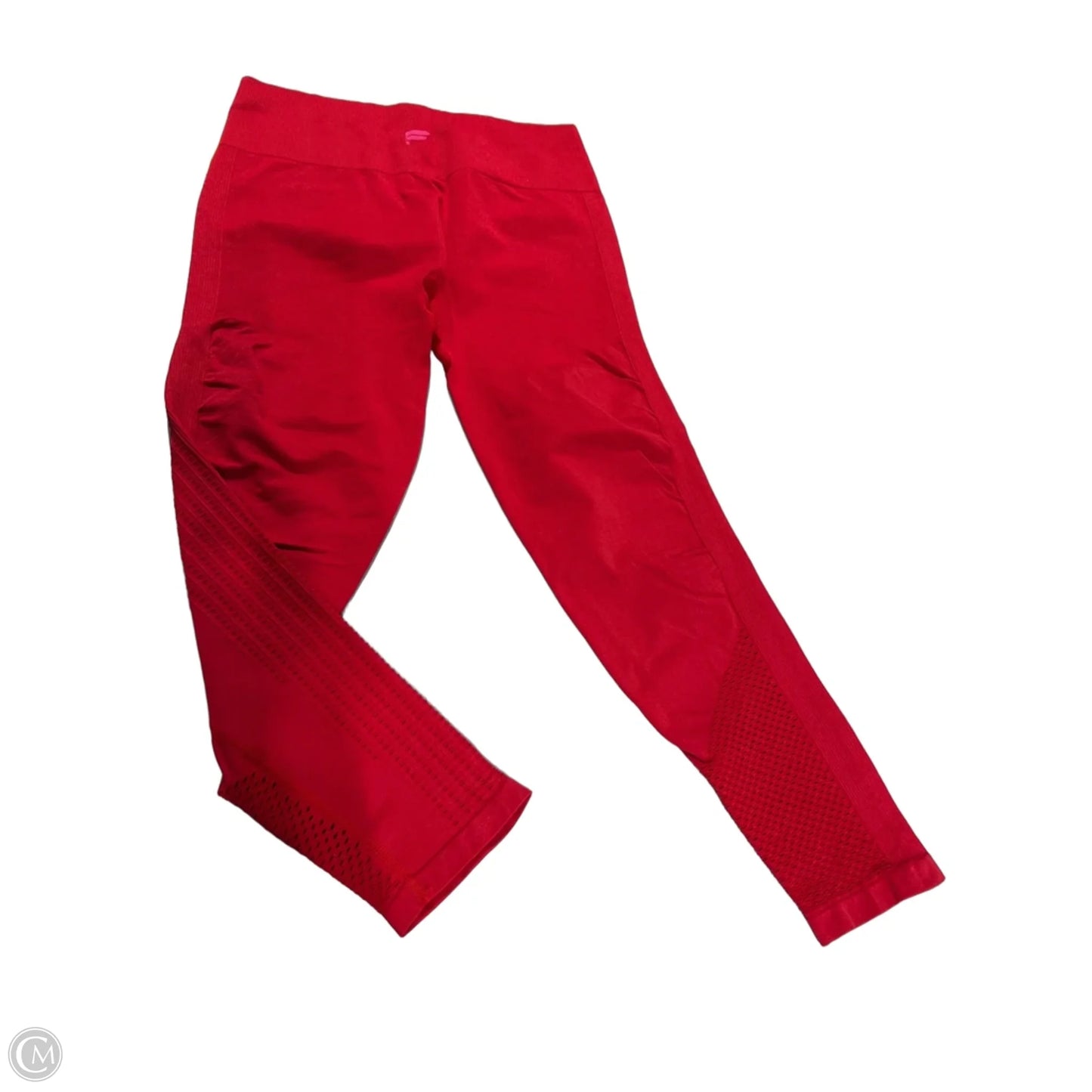 Athletic Leggings By Fabletics In Red, Size: L