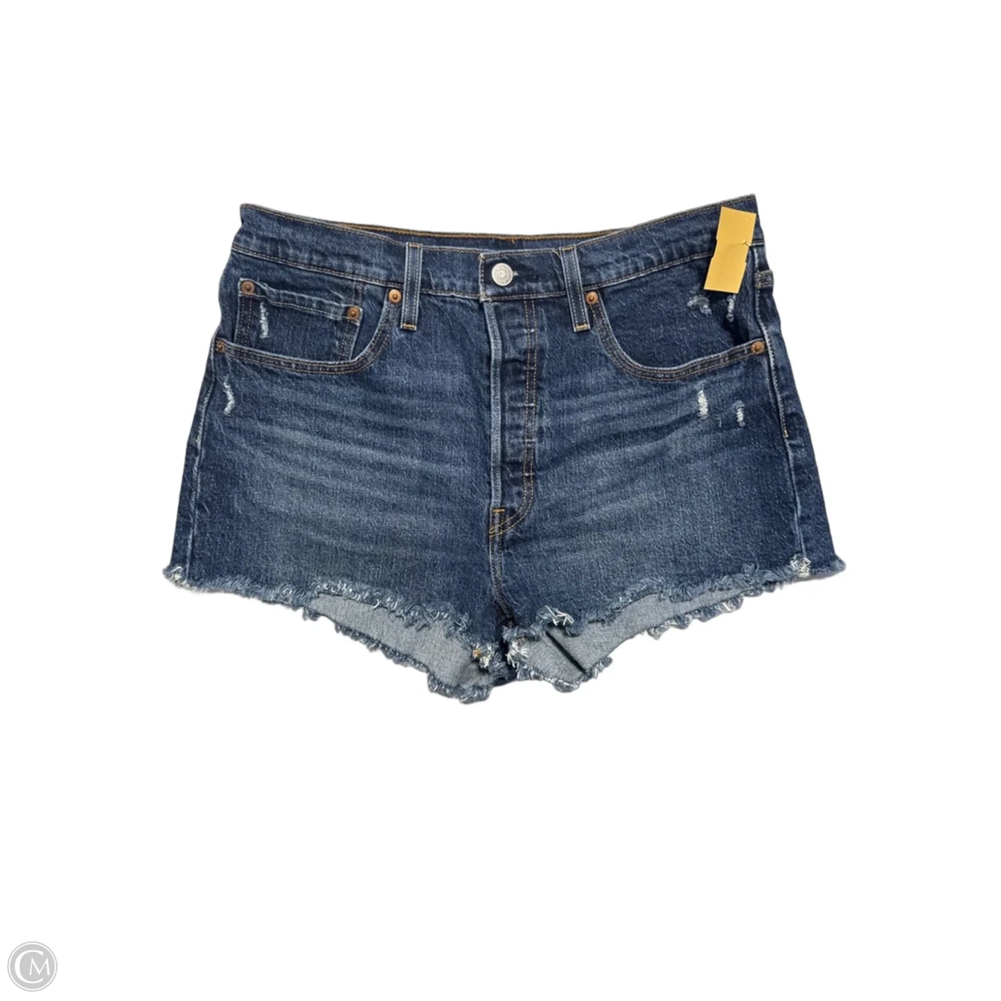 Shorts By Levis In Blue Denim, Size: 12