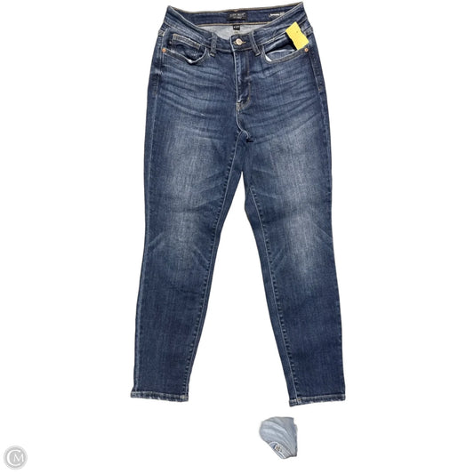 Jeans Straight By Judy Blue In Blue Denim, Size: 4