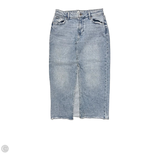 Skirt Maxi By Maurices In Blue Denim, Size: M