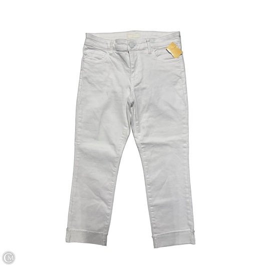 Jeans Straight By Kut In White, Size: 4
