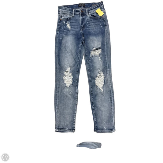 Jeans Straight By Judy Blue In Blue Denim, Size: 2