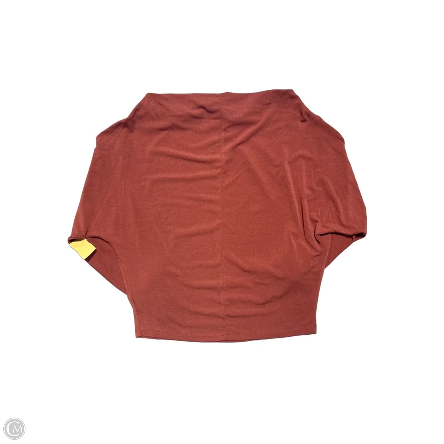 Top 3/4 Sleeve By Ee Some In Orange, Size: S