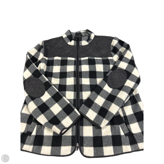 Jacket Other By Talbots In Plaid Pattern, Size: Xlp