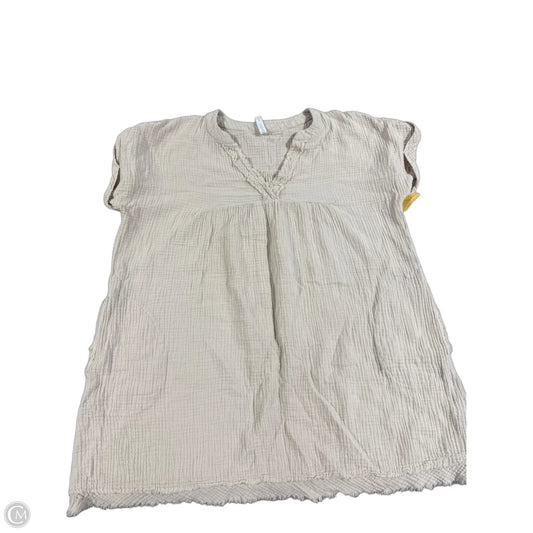 Dress Casual Short By Zenana In Tan, Size: S