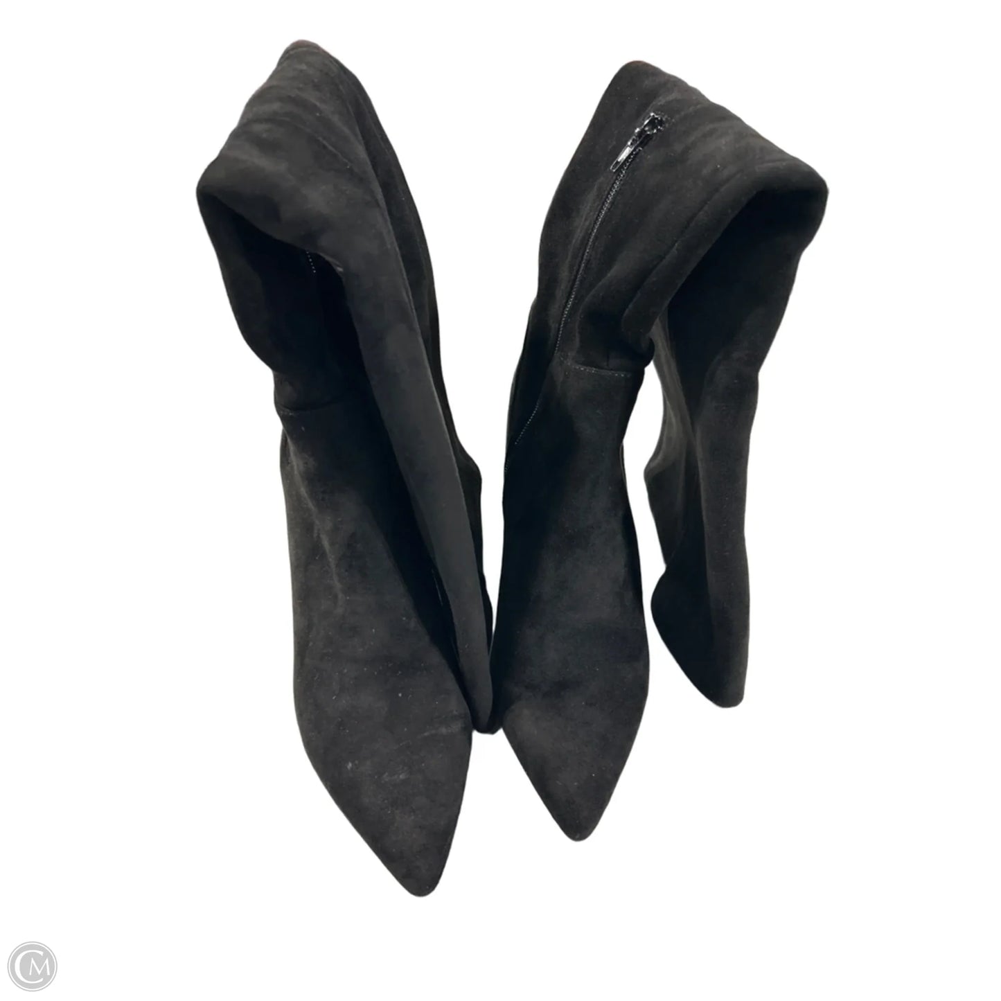 Boots Mid-calf Heels By Charles By Charles David In Black, Size: 8.5