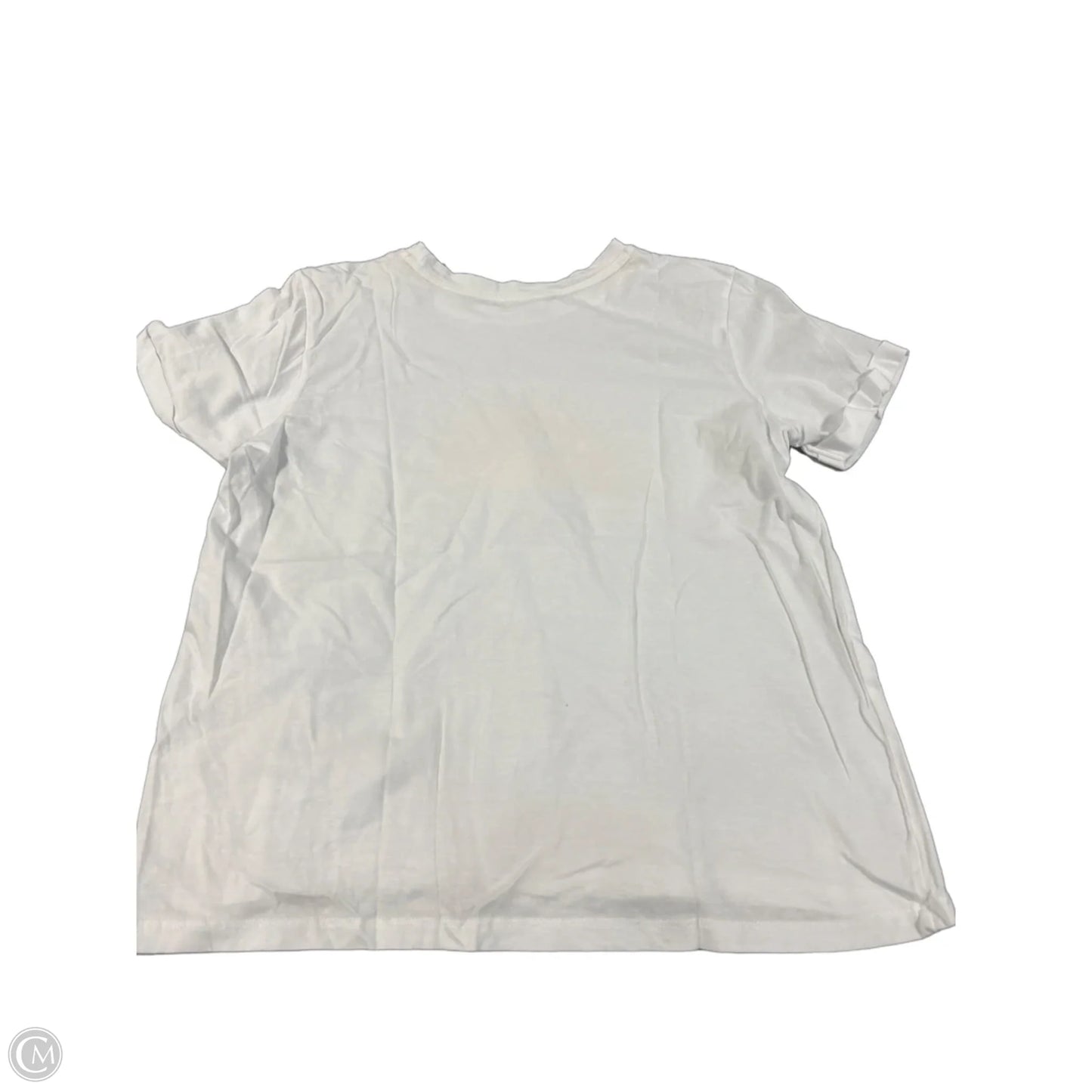 Top Short Sleeve By Cmc In White, Size: S