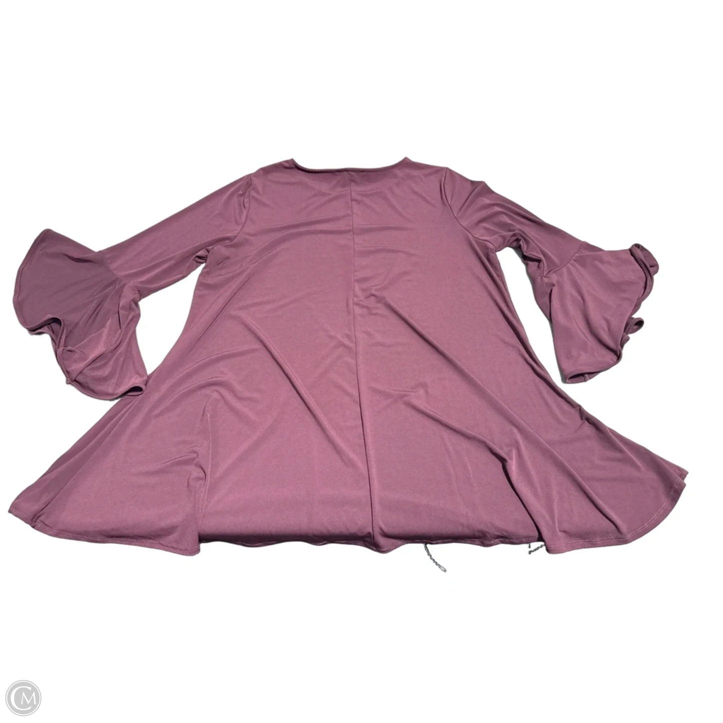 Top 3/4 Sleeve By Zenana In Purple, Size: 2x
