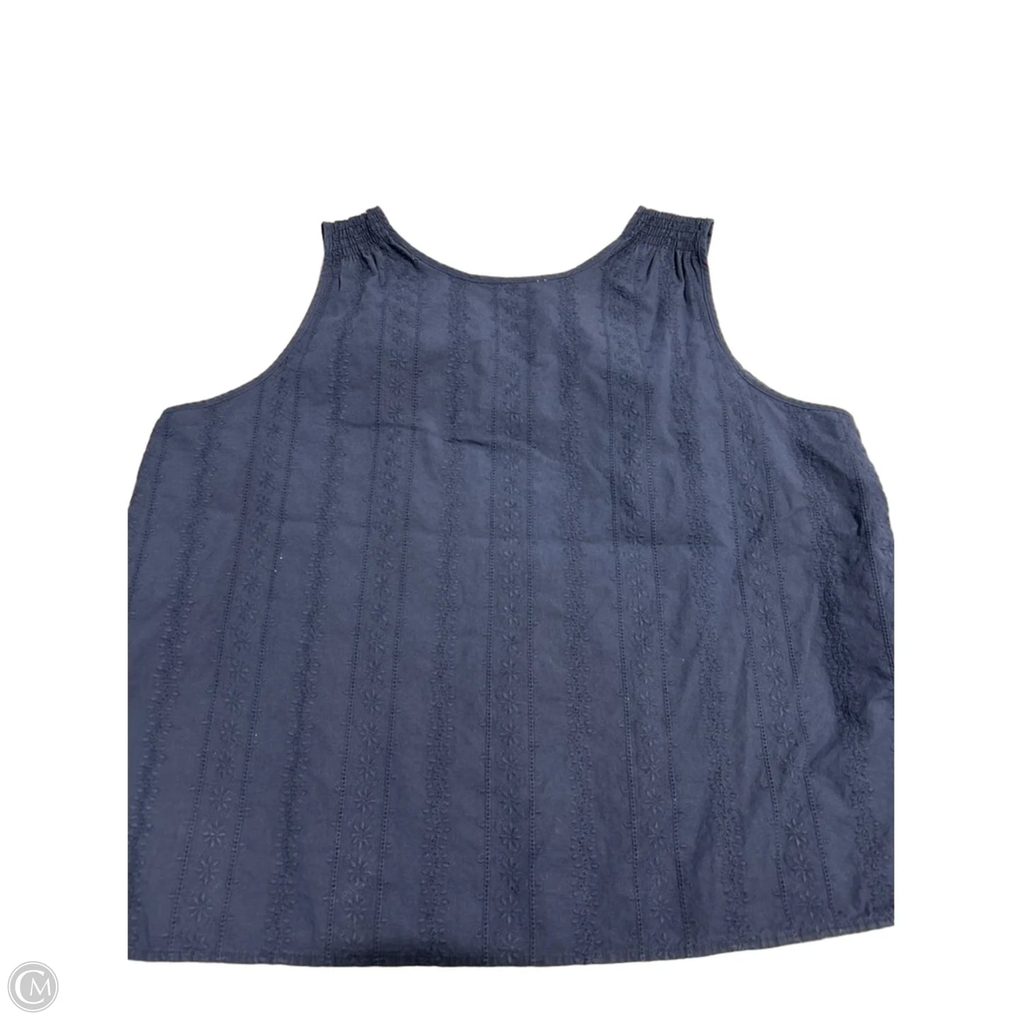 Tank Top By Time And Tru In Navy, Size: 3x