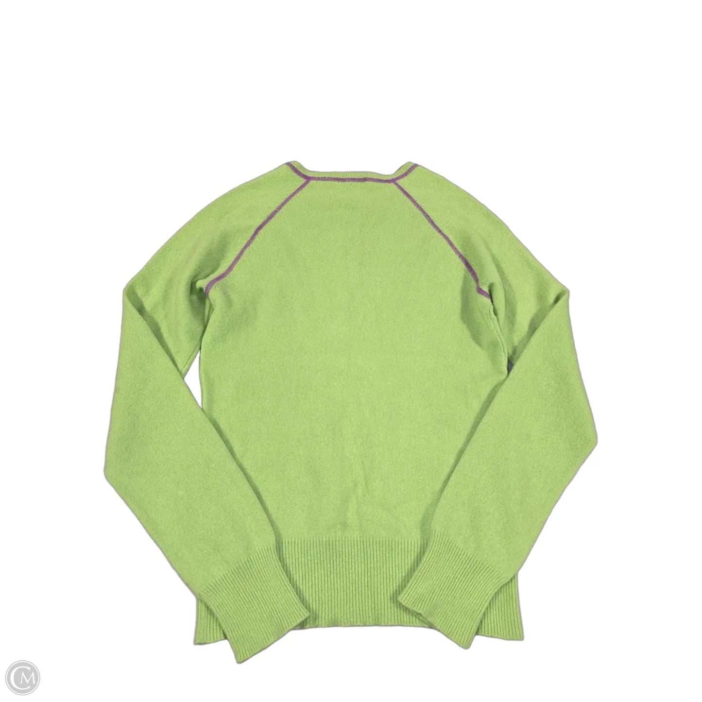 Sweater By White And Warren In Green, Size: M