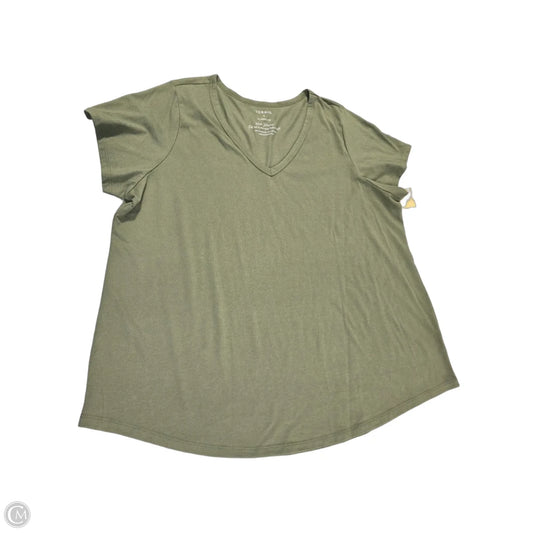Top Short Sleeve By Torrid In Green, Size: 3x