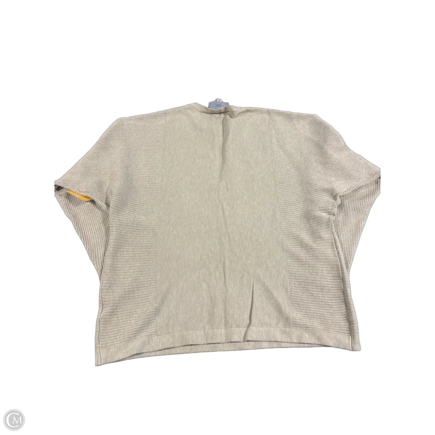 Top Long Sleeve By Milano In Tan, Size: S