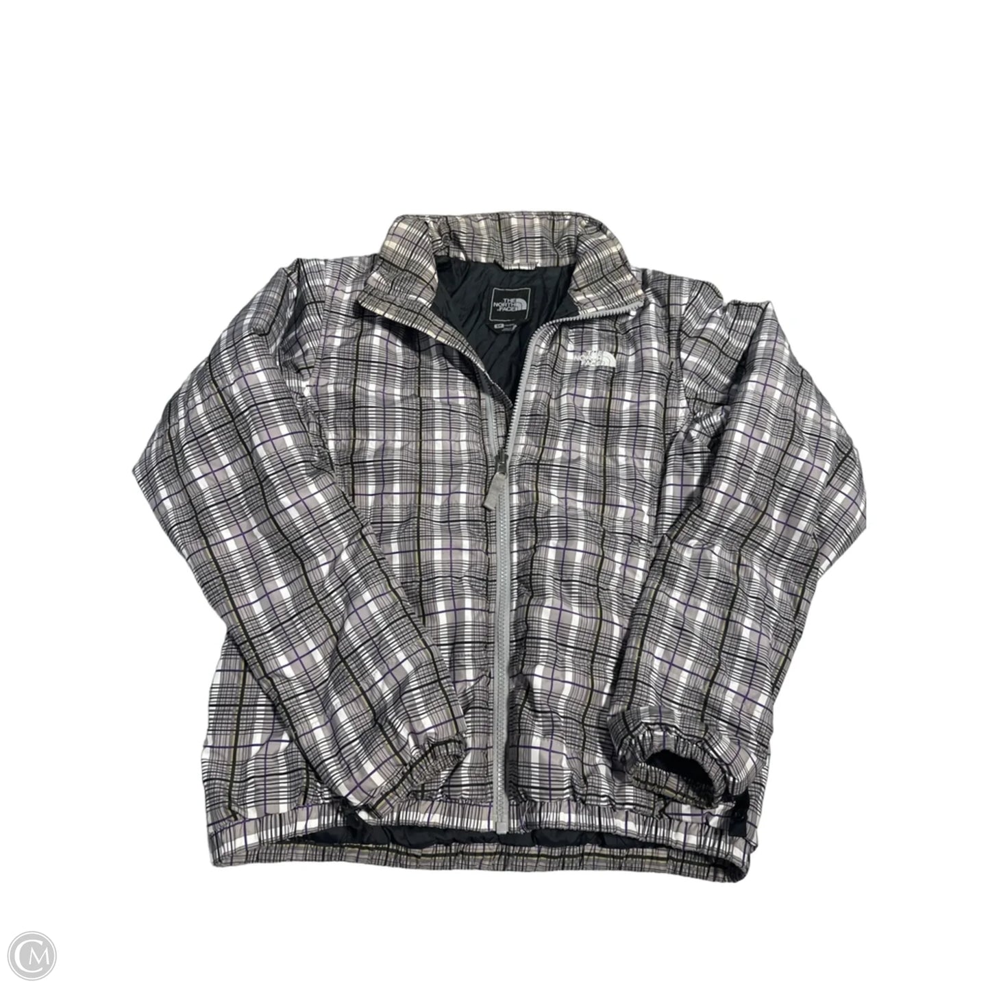 Jacket Puffer & Quilted By The North Face In Plaid Pattern, Size: S