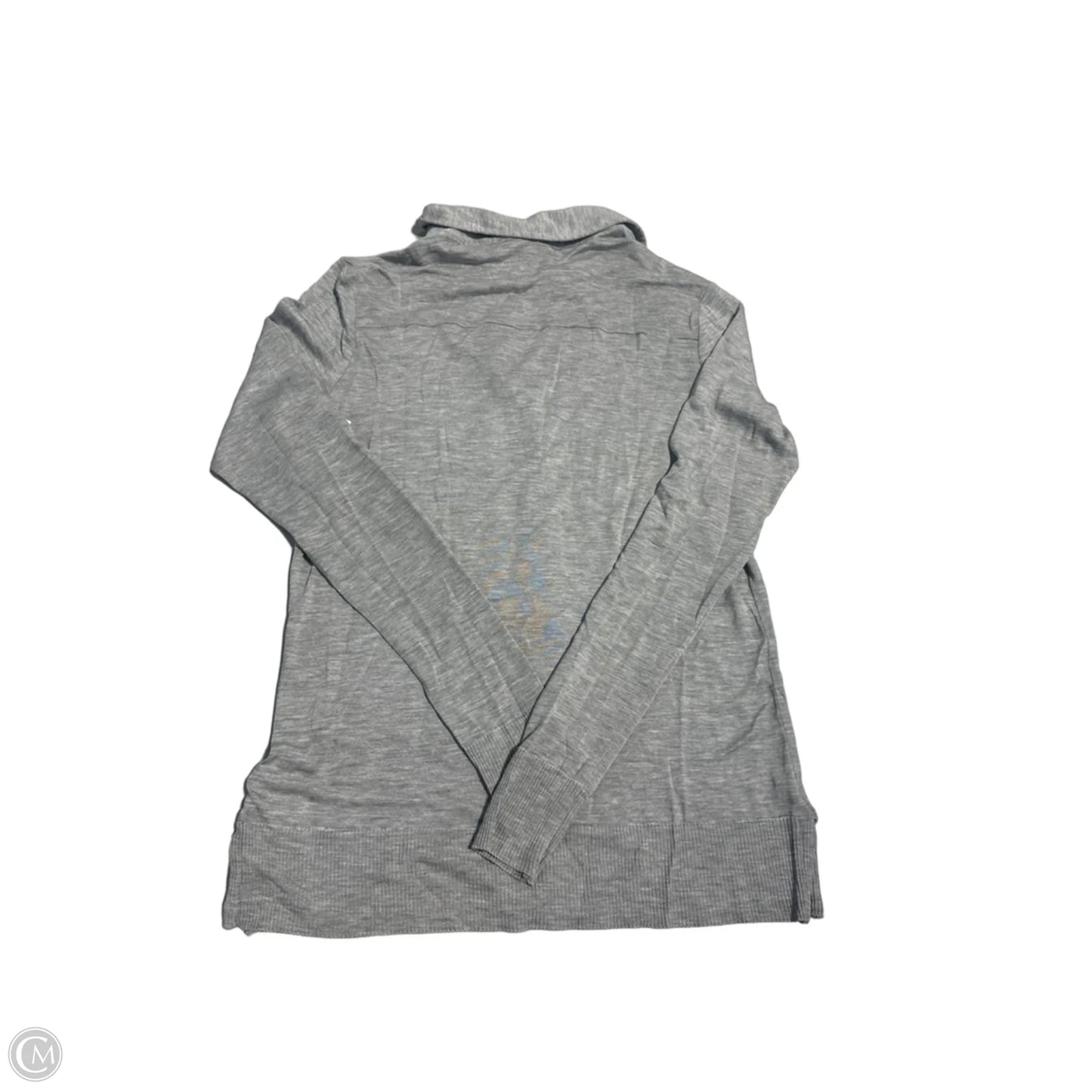 Top Long Sleeve By Reiss In Grey, Size: Xs