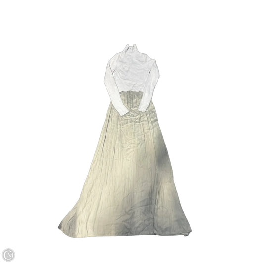 Dress Casual Maxi By Anthropologie In Green & Grey, Size: Xxs