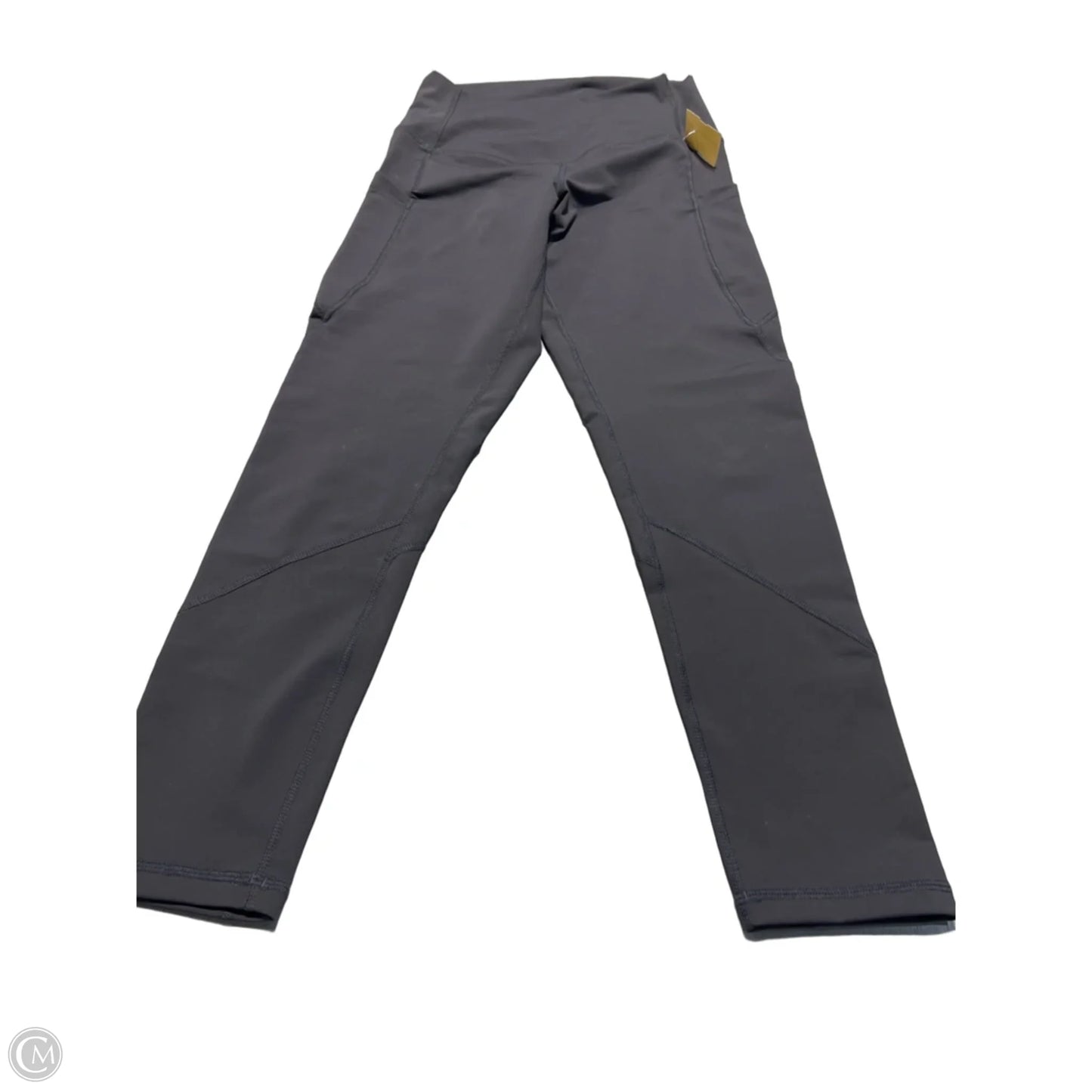 Athletic Leggings By Cmc In Grey, Size: L
