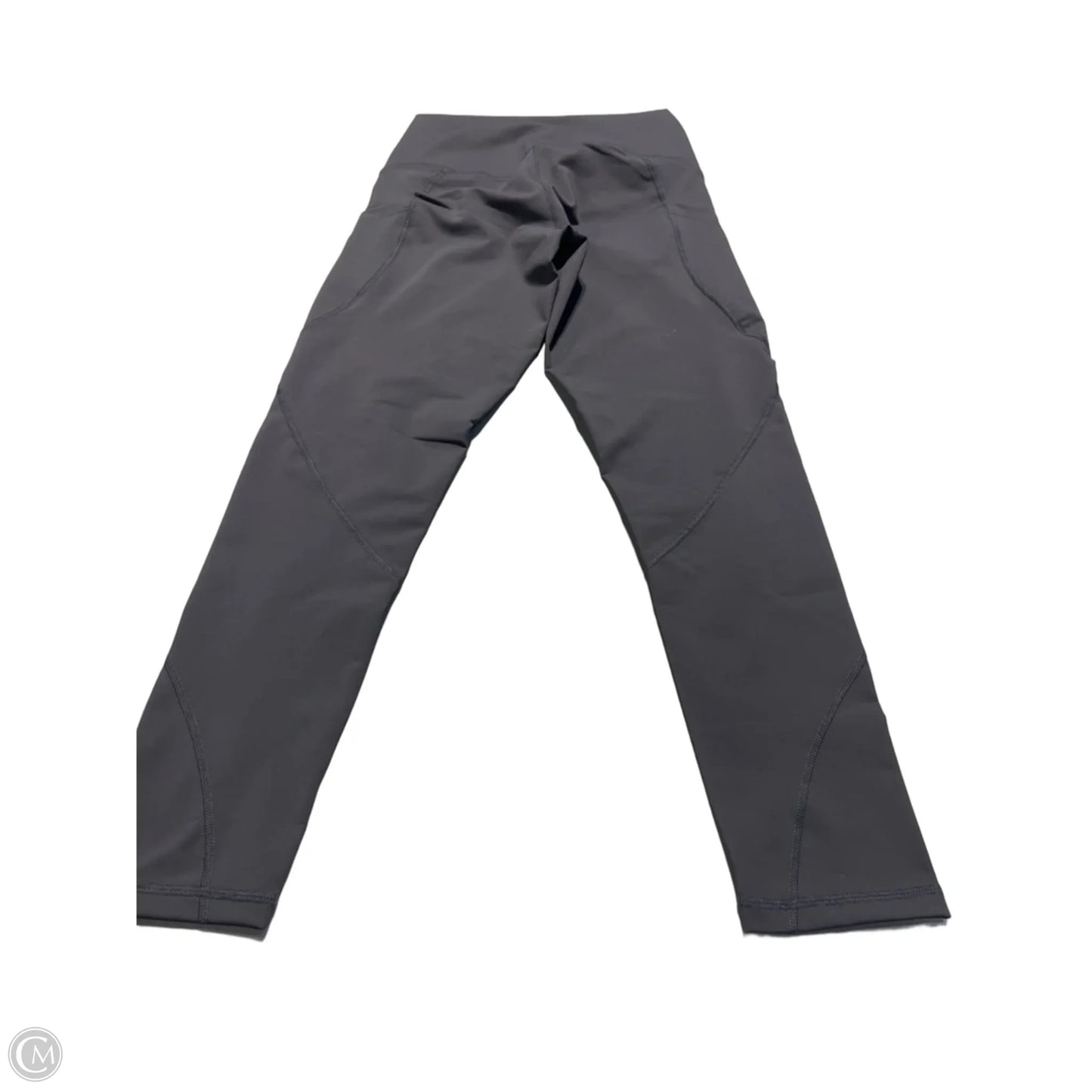 Athletic Leggings By Cmc In Grey, Size: L