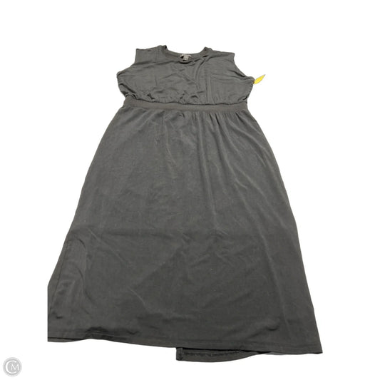 Dress Casual Midi By Athleta In Black, Size: L