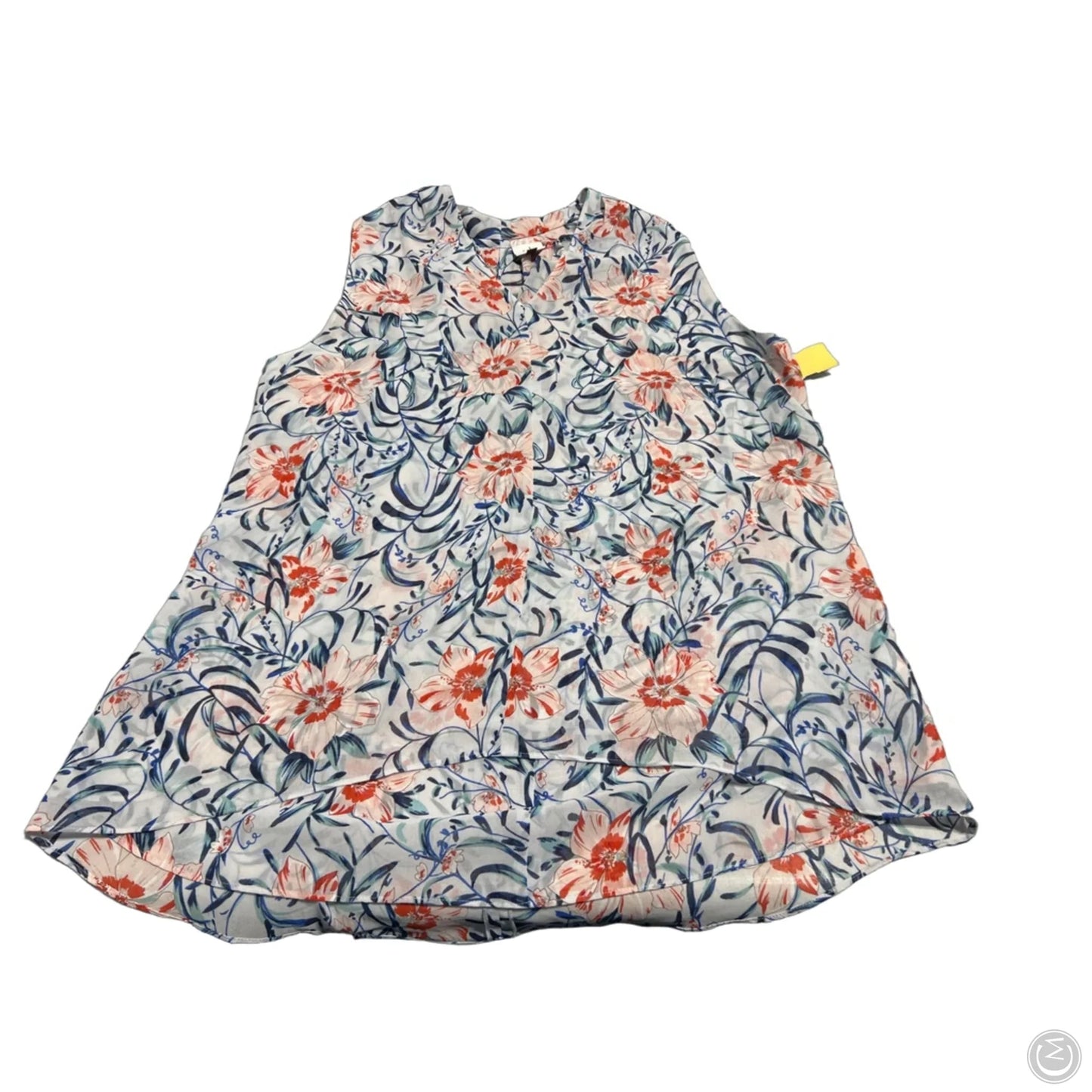Tank Top By Cabi In Floral Print, Size: L
