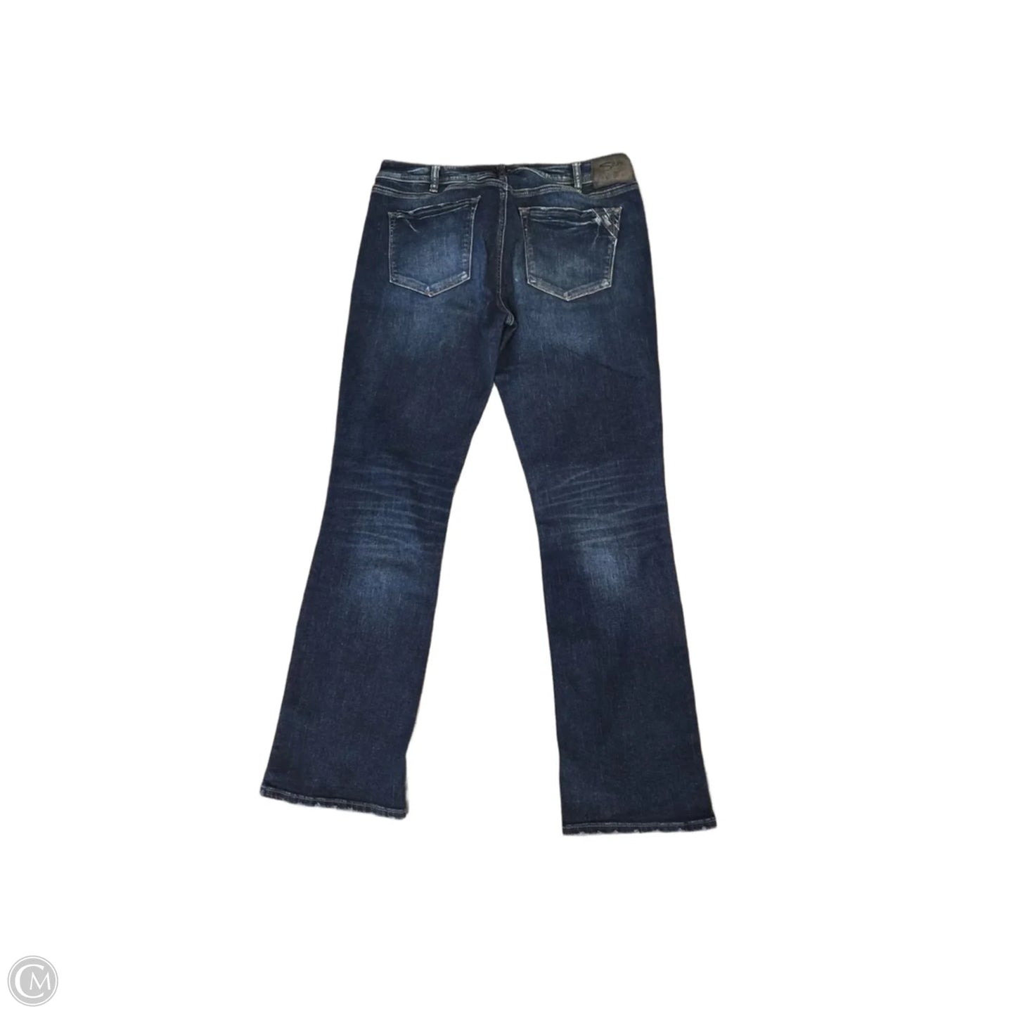 Jeans Boot Cut By Silver In Blue Denim, Size: 18