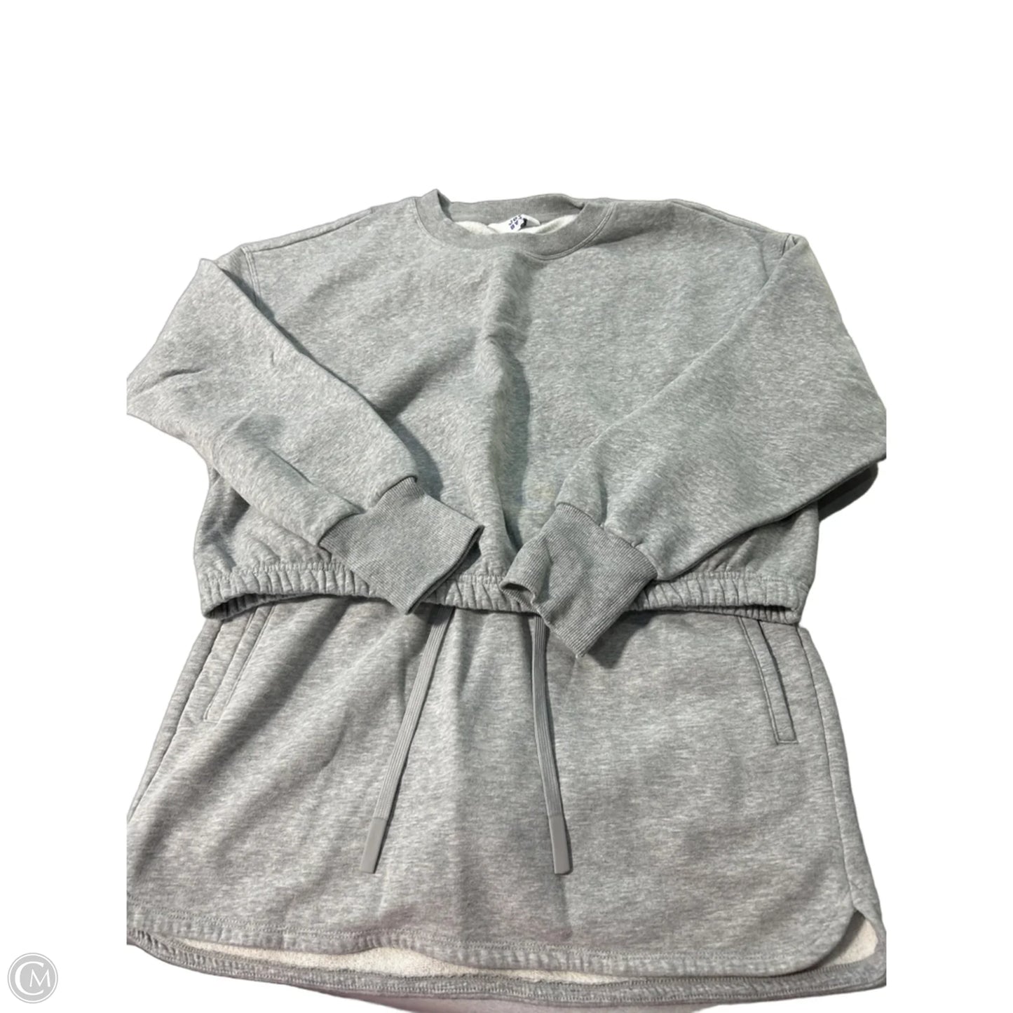 Top 2pc Long Sleeve By Joy Lab In Grey, Size: M