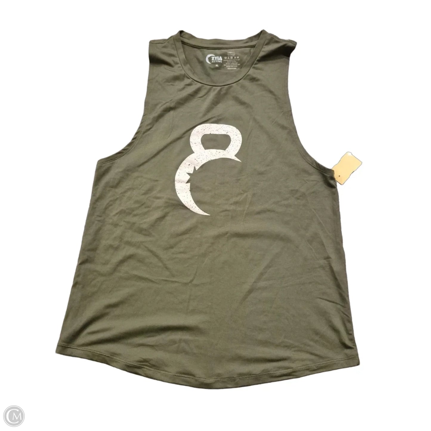 Athletic Tank Top By Zyia In Green, Size: Xl
